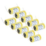 Vhbw 10x batterie remplacement pour maxell er3 pour divers appareils (1100mah, 3, 6v, li - mno2) 1x cellules ...