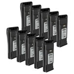 Vhbw 10x batterie remplacement pour motorola nntn4970a, nntn4970ar, nntn4970, nntn4851ar, nntn4851r pour ...