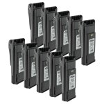Vhbw 10x batterie remplacement pour motorola pmnn4253ar, pmnn4253b, pmnn4254 pour radio talkie - walkie ...
