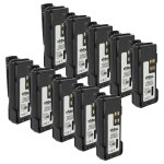 Vhbw 10x batterie remplacement pour motorola pmnn4489a, pmnn4448, pmnn4412 pour radio talkie - walkie ...