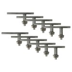Vhbw 10x cl de mandrin s2a 10 - 13mm remplacement pour wolfcraft 2630000 pour tournevis  batterie, ...
