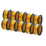 Vhbw lot de 10x filtres � cartouche compatible avec k�rcher wd 4, wd 4. 200, wd 4. 250, wd 4. 290 aspirateur ...