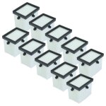 Vhbw 10x filtre compatible avec milwaukee m18 bos125 ponceuse excentrique, meuleuse d'angles - 10x filtre ...
