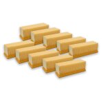 Vhbw 10x filtres plats aspirateur compatible avec krcher a2701, a2731 pt, a2801, nt 181 profi, se2001, ...