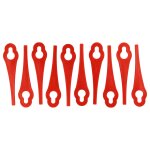 Vhbw 10x lames compatible avec einhell ge - ct 18 li kit, bg - ct 18 li, ge - ct 18 li tondeuse - lames ...