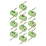 Vhbw 10x nimh pile bouton de remplacement pour type 1 / 3aa 300mah 1, 2v convient pour les batteries ...