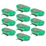 Vhbw 10x nimh pile bouton de remplacement pour type 1 / v150h 3 �pingles 150mah 1, 2v convient pour les ...