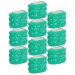 Vhbw 10x nimh pile bouton de remplacement pour type 3 / v150h 150mah 3, 6v convient pour les batteries ...