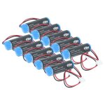 Vhbw 10x pile compatible avec mitsubishi f1, fx2, fx1, fx, f2, fx2n, fx2c plc contr�leur logique programmable ...