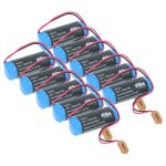 Vhbw 10x pile compatible avec omron c1000h c1000hf series controls, 3g2a9 - bat08 plc contr�leur logique ...