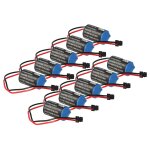 Vhbw 10x pile remplacement pour omron r88a - bat02w, jzsp - ba01, jzsp - ba0 - 1 pour servomoteur, machine ...