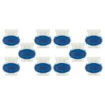 Vhbw 10x raccords pour c�bles de d�limitation tondeuses - robots, �tanches, bleus, transparents compatible ...