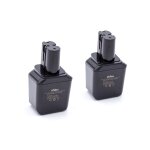 Vhbw 2 x nimh batterie 2100mah (9. 6v) pour appareil �lectronique bosch gbm - serie 1. g�n�ration avec ...