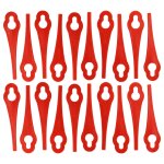 Vhbw 20x lames compatible avec einhell bg - ct 18 li, ge - ct 18 li, ge - ct 18 li kit tondeuse - lames ...