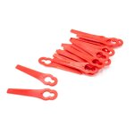 Vhbw 20x lames compatible avec einhell rg - ct 18 / 1 li, bg - ct 18 li, ge - ct 18 li taille gazon - ...