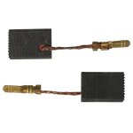Vhbw 2x balais charbon 16 x 11 x 5 mm remplace fein 30711157000 pour meuleuse d'angle, outil multifonction ...