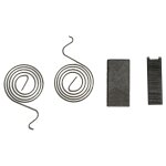 Vhbw 2x balais de charbon 16 x 7, 9 x 4, 9 mm compatible avec menzer 139420 tbs 225 av - uk 110v outil ...