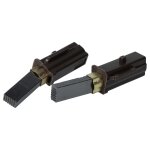 Vhbw 2x balais charbon compatible avec aspiflex al 310, cb 2 aspiration centrale, noir