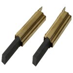 Vhbw 2x balais charbon compatible avec hoover 31000697, 31001365, 31001364, 31001280, 31001010, 31001009, ...