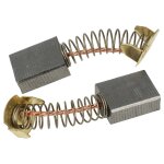 Vhbw 2x balais charbon compatible avec makita hr 3850 k, hr 3850 b, hr 3850, hm 1242 c, hm 1400, hm 1300 ...