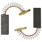 Vhbw 2x balais charbon pour moteur 5 x 12 x 33 mm compatible avec balay tw 860 machine � laver + ressort ...