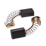Vhbw 2x balais de charbon pour moteur 6 x 10 x 15mm compatible avec makita hr 3520 b, jn 3200, js 3200, ...