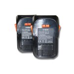 Vhbw 2x batterie compatible avec aeg bs 18c, bms 18c, bex18 - 125 li - 402c, bho 18, bfl 18, bks 18 outil ...