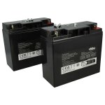 Vhbw 2x batterie compatible avec apc back - ups pro bp1400i, bp1400, bp1400x116 asi (18000mah, 12v, agm) ...