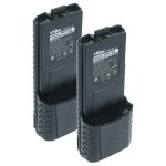 Vhbw 2x batterie compatible avec baofeng uv - 5r, bf - f8, uv - 5ra, uv - 5re, bf - f9 radio talkie - ...