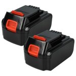 Vhbw 2x batterie compatible avec black & decker glc1815l, glc1823, glc1825l, glc2500, glc1825lb, glc2500l ...