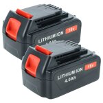 Vhbw 2x batterie compatible avec black & decker glc1815l, glc1823, glc1825l, glc2500, glc1825lb, glc2500l ... Vhbw 2x batterie compatible avec black & decker glc1815l, glc1823, glc1825l, glc2500, glc1825lb, glc2500l ...