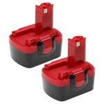 Vhbw 2x batterie compatible avec bosch gws 14. 4v / 3b, gws 14. 4vh, jan - 54, pag 14. 4v, hdi 244, idi ...