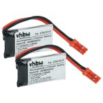 Vhbw 2x batteries compatible avec carrera quadrocopter xl voitures de course (650mah, 3, 7v, li - polymère, ... Vhbw 2x batteries compatible avec carrera quadrocopter xl voitures de course (650mah, 3, 7v, li - polymère, ...