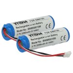 Vhbw 2x batterie compatible avec datalogic gryphon gbt4100 - hc, gbt4130, gbt4100 - bk, gbt4100 scanner ...