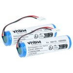 Vhbw 2x batterie compatible avec datalogic gryphon gbt4100 - hc, gbt4130, gbt4100 - bk, gbt4100 scanner ...