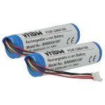 Vhbw 2x batterie compatible avec datalogic gryphon gbt4100 - hc, gbt4130, gbt4100 - bk, gbt4100 scanner ...