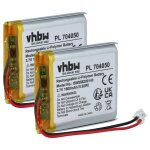 Vhbw 2x batterie compatible avec fatboy transloetje, edison the petit lampe de chevet, de salon (1600mah, ...