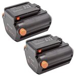 Vhbw 2x batterie compatible avec gardena comfortcut li - 18 / 60 (9838 - 20) tondeuse cisaille (2000mah, ...