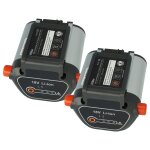 Vhbw 2x batterie compatible avec gardena tcs li - 18 / 20 (8866 - 20), powermax li - 18 / 32 5039 - 20 ...