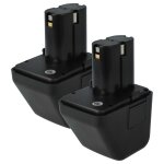 Vhbw 2x batterie compatible avec gesipa accubird 12 v outil �lectrique, outil de pose pour rivets aveugles ...