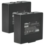 Vhbw 2x batterie compatible avec hetronic harris p5300, p5370, p5400, p5450 op�rateur t�l�commande industriell ...