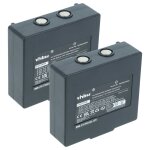 Vhbw 2x batterie compatible avec hetronic harris p5300, p5370, p5400, p5450 op�rateur t�l�commande industriell ...