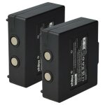 Vhbw 2x batterie compatible avec hetronic harris p7370, p5470, p7300, p7350 op�rateur t�l�commande industriell ...