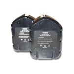 Vhbw 2x batteries compatible avec hitachi ds12dvf3, ds 12dvf3, dw18d, dw 18d, fds12dvc outil lectrique ...