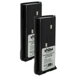 Vhbw 2x batterie compatible avec kenwood tk - 3102, tk - 370, tk - 360g, tk - 360, tk - 3107, tk - 3107 ...