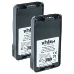 Vhbw 2x batterie compatible avec kenwood tk - 3170, tk - 3168, tk - 3160m, tk - 3170e, tk - 3160e, tk ...