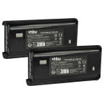 Vhbw 2x batterie compatible avec kenwood tk - 3302e3, tk - 3302e, tk - 3301t, tk - 3301e, tk - 3302uk, ...