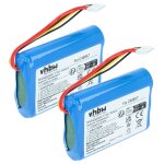Vhbw 2x batterie compatible avec marshall middelton haut - parleurs, enceintes portatives (2600mah, 11, ...