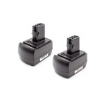 Vhbw 2x batteries compatible avec metabo sbt9. 6, ula 9. 6 outil �lectrique (1500 mah, nimh, 9, 6 v)