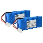 Vhbw 2x batteries ni - mh 2000mah (6v) outillage compatible avec bosch somfy k8, k10, k12, k17 remplacent ...